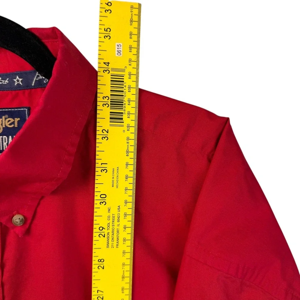Wrangler George Strait Collection‎ Button Down Shirt XXL Mens Red